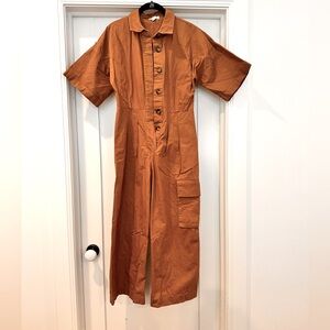 Grey Lab Jumpsuit Coveralls EUC